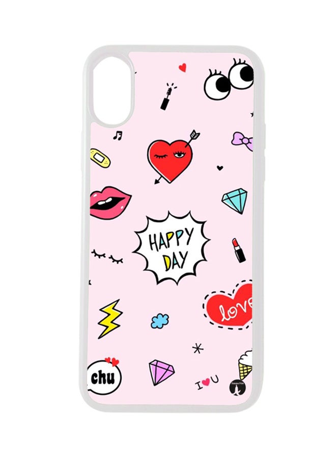 BP Protective Case Cover for Apple iPhone XS Happy Day