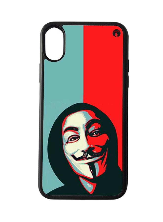 بي بي غطاء حماية واقٍ لهاتف أبل آيفون XS أخضر / أحمر