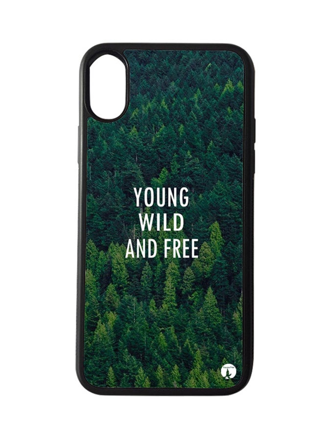 BP Protective Case Cover for Apple iPhone XS Yound Wild And Free