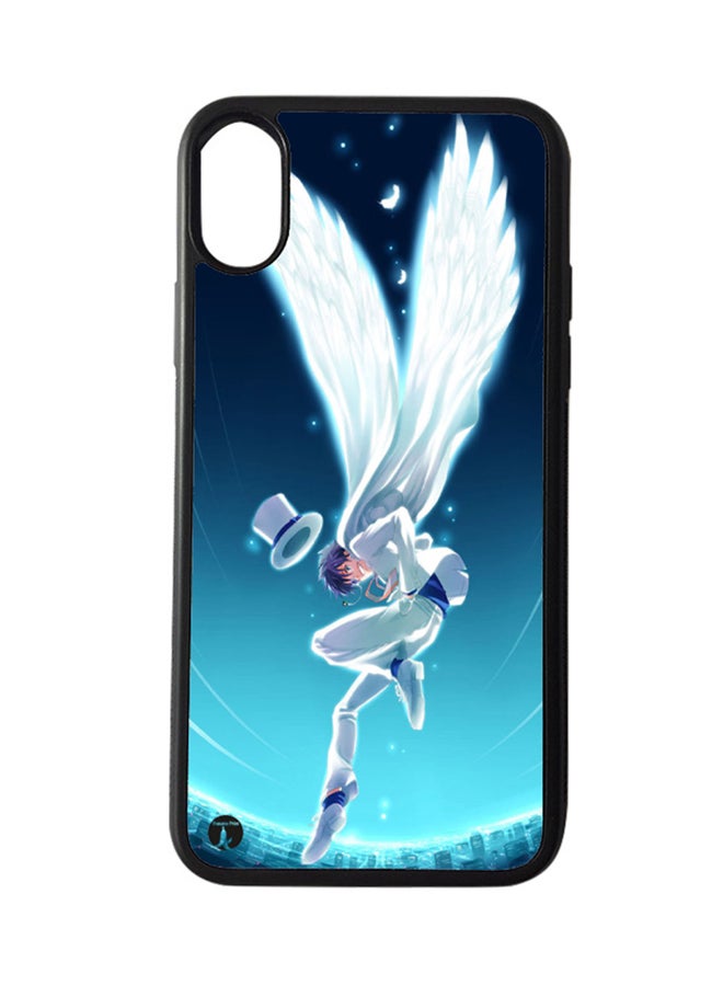 بي بي غطاء حماية واقٍ لهاتف أبل آيفون XS نمط مسلسل الأنمي "Detective Conan"