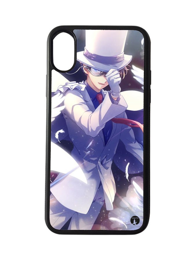 بي بي غطاء حماية واقٍ لهاتف أبل آيفون XS نمط مسلسل الأنمي "Detective Conan"