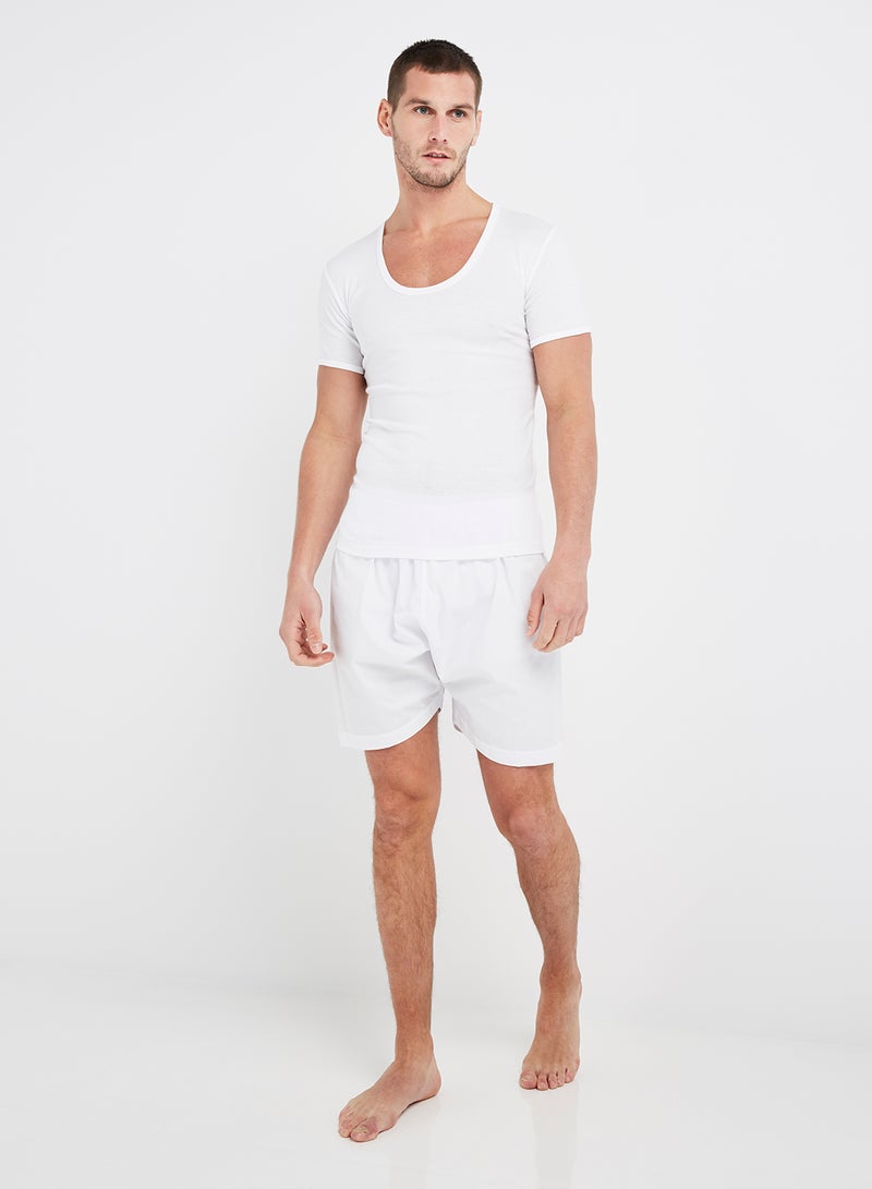 SLUGGER 3-Piece Round Neck Undershirt White  - Image 4