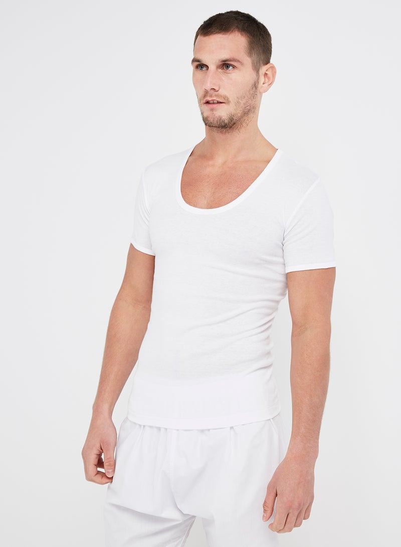 SLUGGER 3-Piece Round Neck Undershirt White  - Image 5