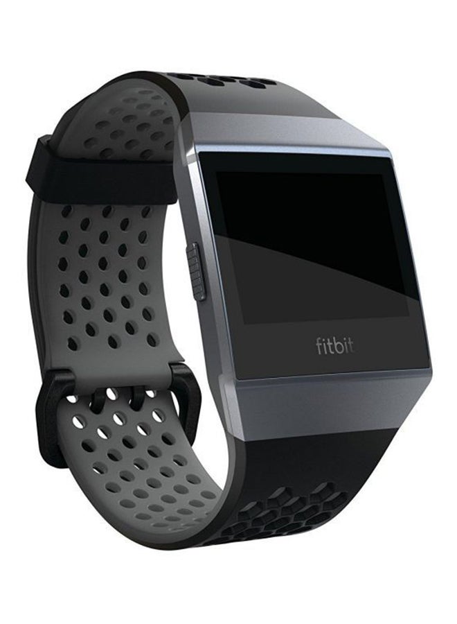 Fitbit Leather Ionic Accessory Sport Band Large Black  - Image 2