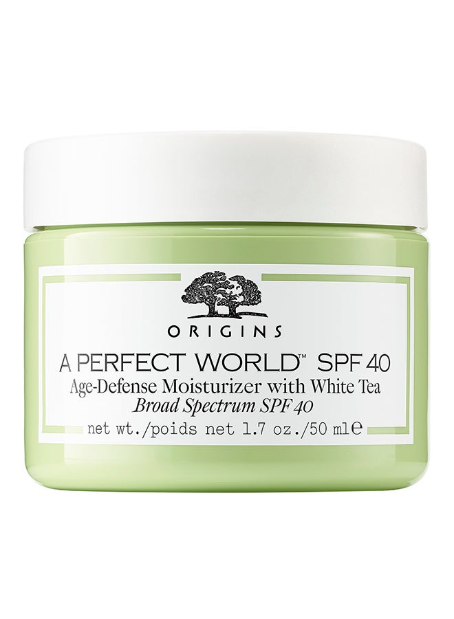 Origins A Perfect World Age-Defense Moisturizer SPF40 50ml  - Image 1