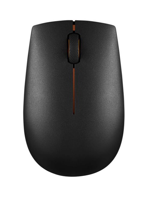 300 Wireless Compact Mouse, 2.4 GHz RF Wireless Connection, 1,000 dpi Laser Sensor, 3 Buttons, 32' / 10 m Wireless Range, Single AA Battery, Black