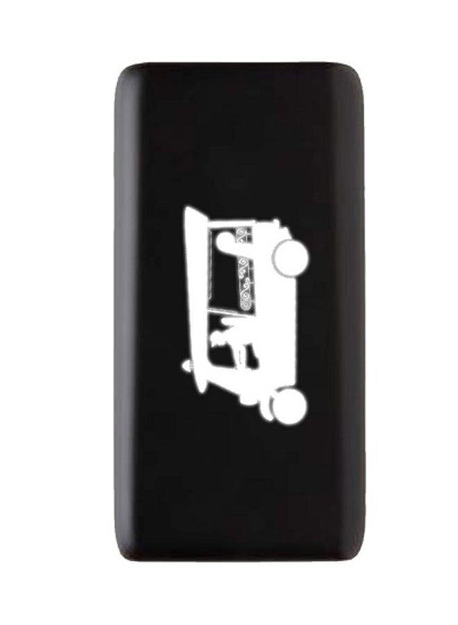 giftology - 8000.0 mAh ITPB the Good Vibe Power Bank Black/White - Image 1