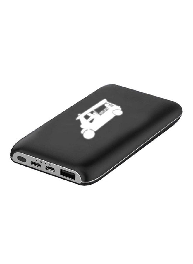 giftology - 8000.0 mAh ITPB the Good Vibe Power Bank Black/White - Image 1
