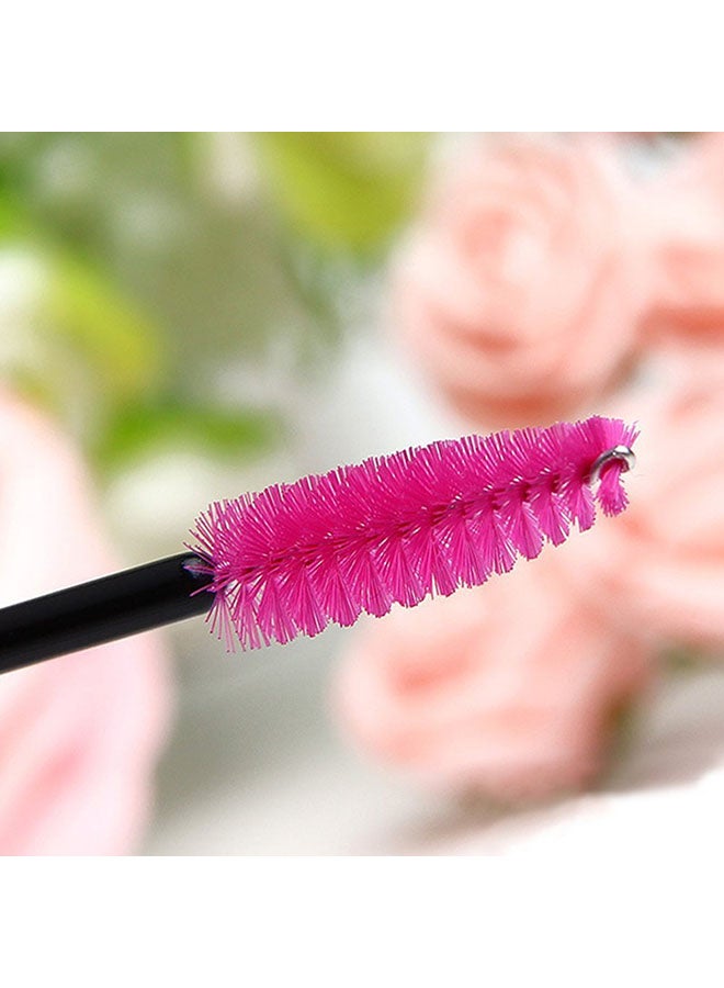 CYTHERIA 100-Piece Mascara Wands Applicator Makeup Brushes Black/Pink  - Image 4