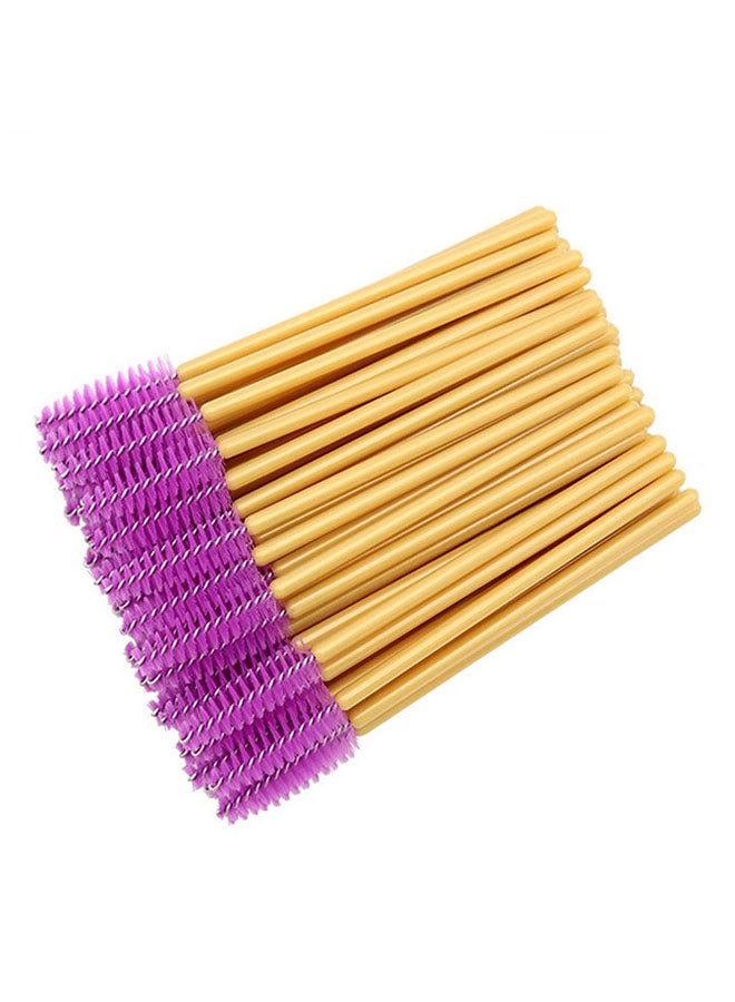 CYTHERIA 300-Piece Disposable Eyelash Extension Brush Lash Wand Applicator Brushes Gold/Pink  - Image 1