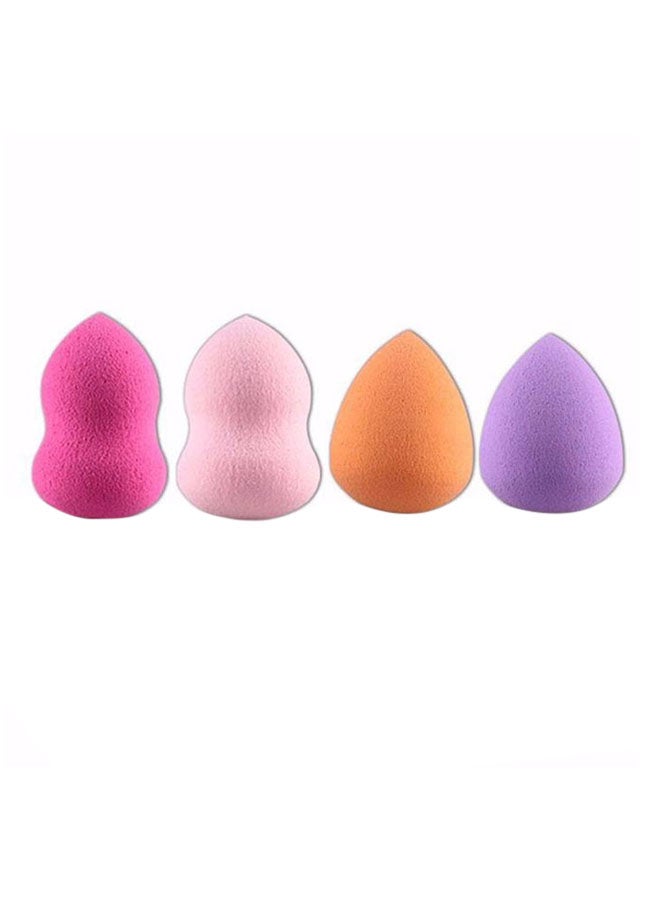 4-Piece Multi-Shape Flawless Makeup Foundation Puff Sponges Multicolour - v1544760769/N19876934A_1