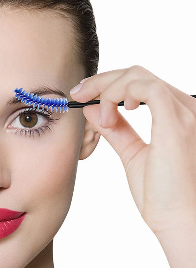 50-Piece Disposable Eyelash Mascara Wands Brushes black