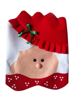 Cool Baby 2-Piece Bagnbean Decoration Santa Chair Cover Set White/Red 95grams  - Image 2