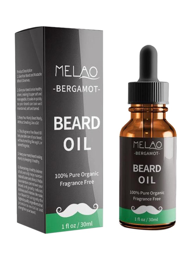 MELAO Bergamot Natural Beard Oil 30ml  - Image 1