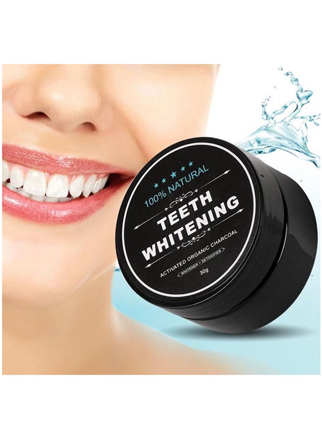 Generic Activated Bamboo Charcoal Teeth Whitening Powder Black 30grams  - Image 2