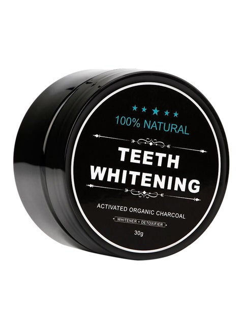 Charcoal Teeth Whitening Powder Black 30grams
