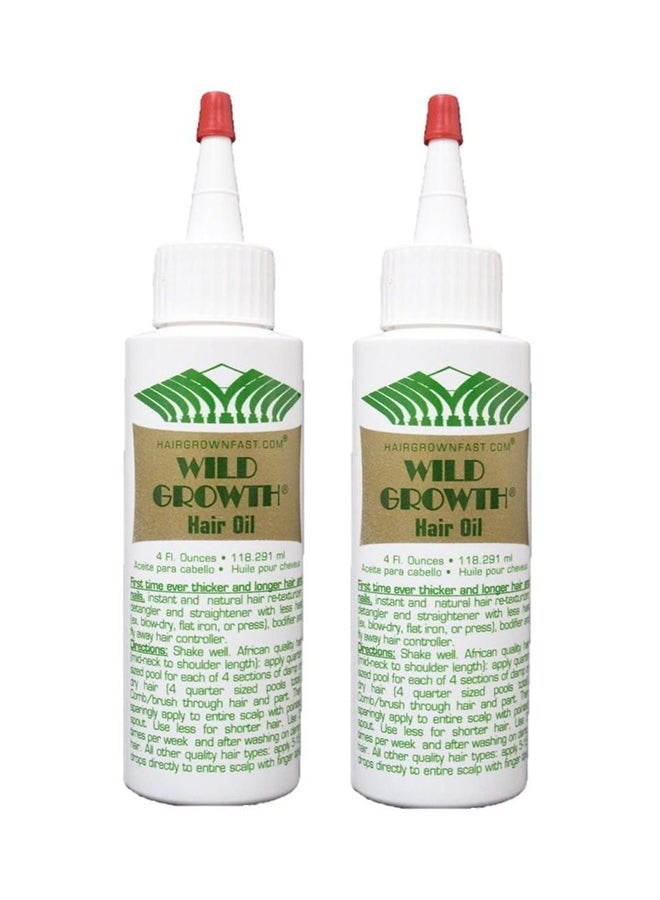 وايلد جروث عبوتان من زيت الشعر