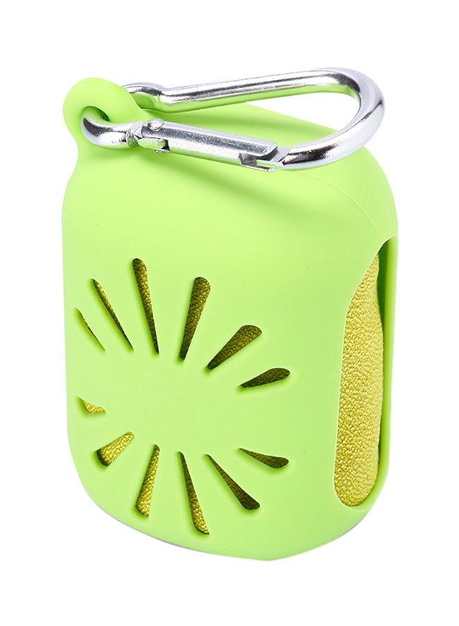 TOMSHOO Compressed Mini Towel With Silicon Case 2.7x1.9x1.5inch - Image 1