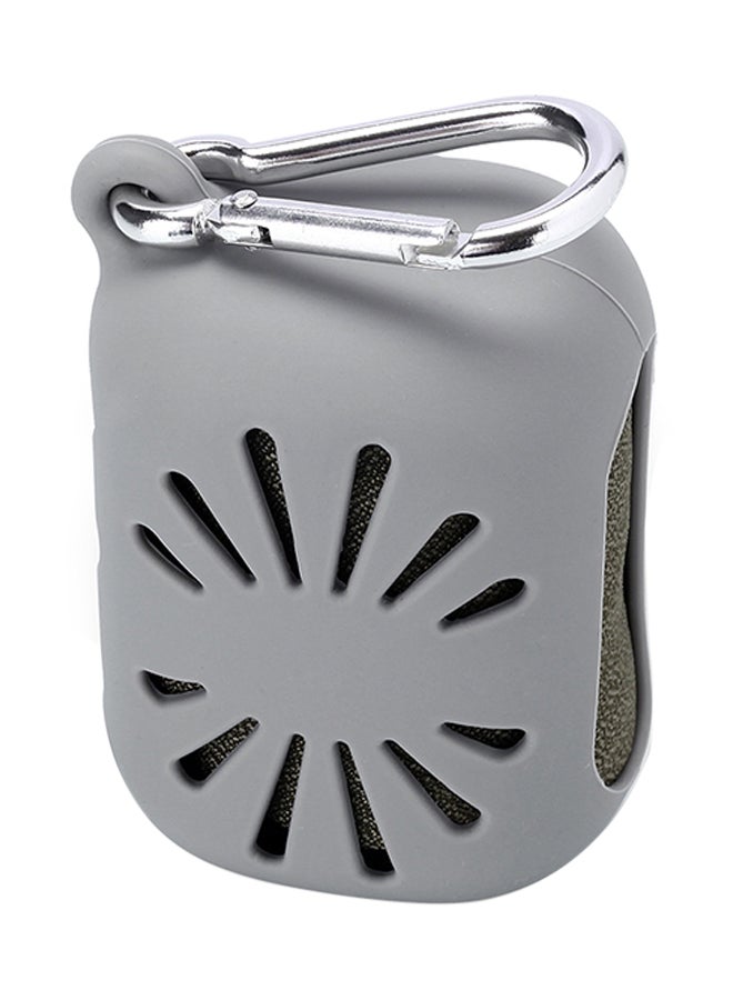 TOMSHOO Compressed Mini Towel With Silicon Case 2.7x1.9x1.5inch - Image 1