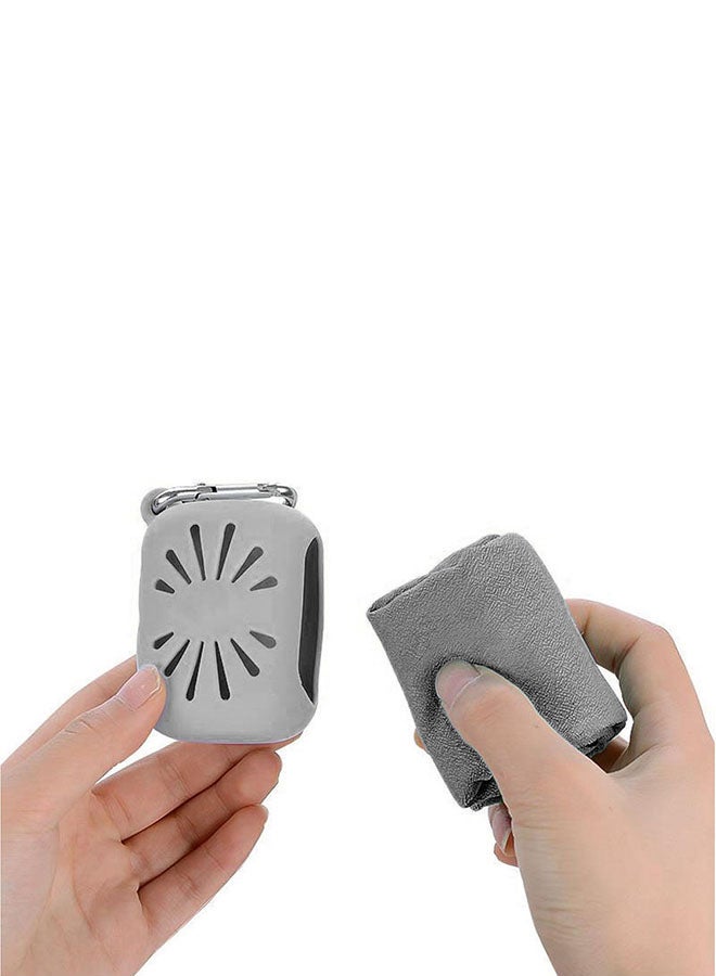 TOMSHOO Compressed Mini Towel With Silicon Case 2.7x1.9x1.5inch - Image 2