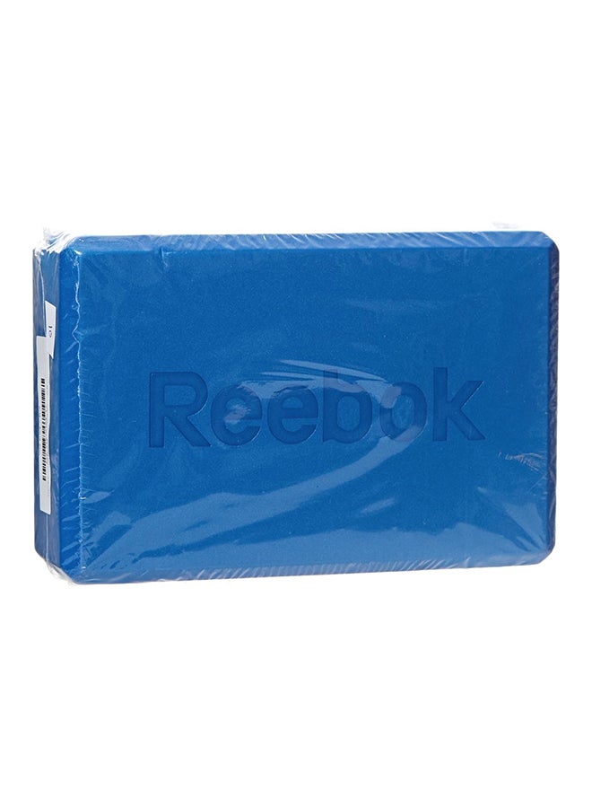 Reebok - Anti-Slip Yoga Block Blue 22.8 x 15.2cm - Image 1