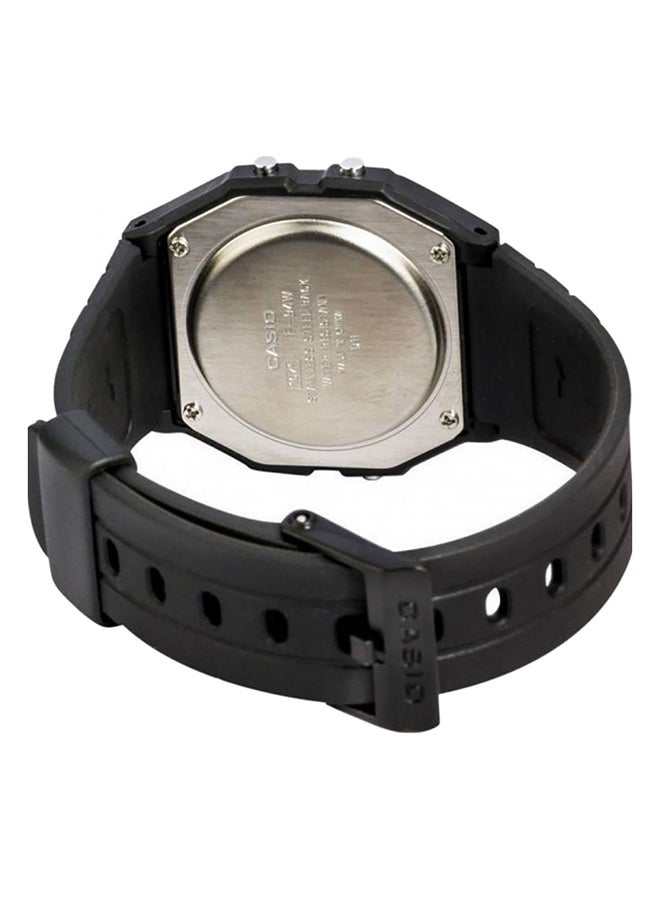 CASIO Men's Silicone Digital Wrist Watch F-94WA-9DG - 40 mm - Black - Image 2