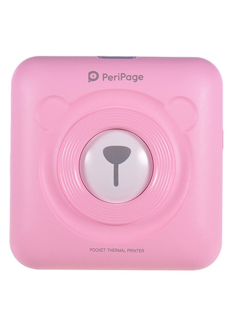 Mini Pocket Wireless Receipt Printer Pink