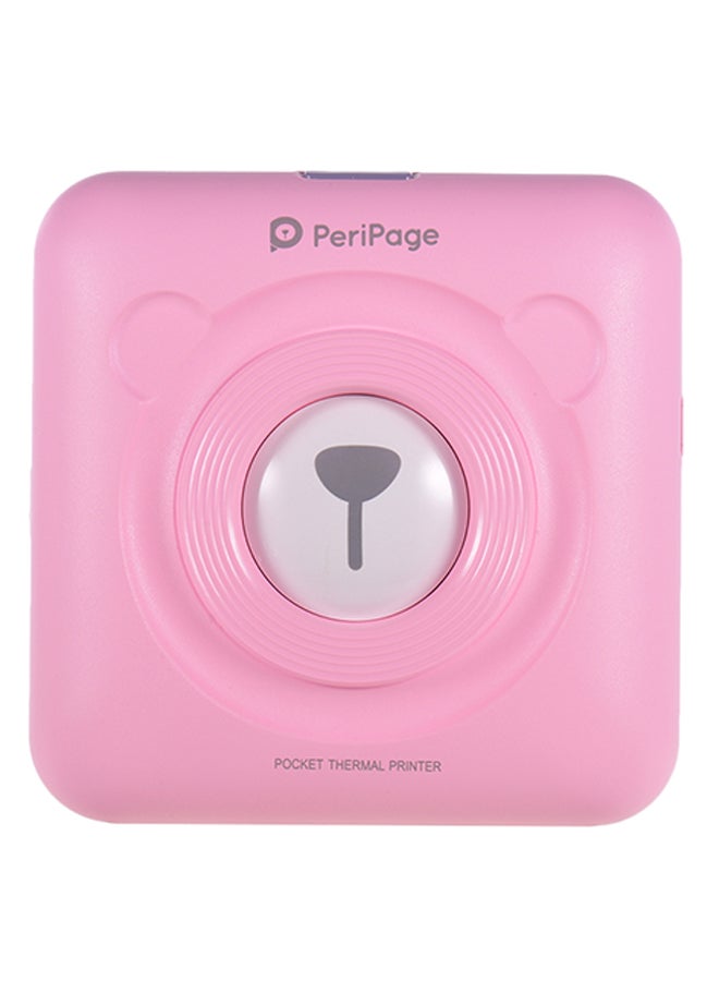 GOOJPRT Mini Pocket Wireless Receipt Printer Pink  - Image 1