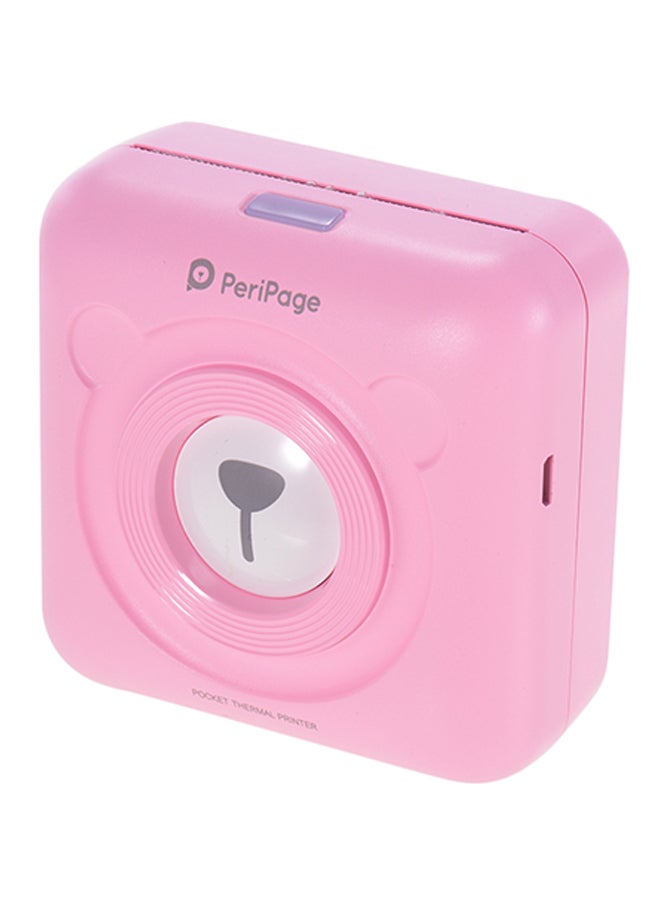 GOOJPRT Mini Pocket Wireless Receipt Printer Pink  - Image 2