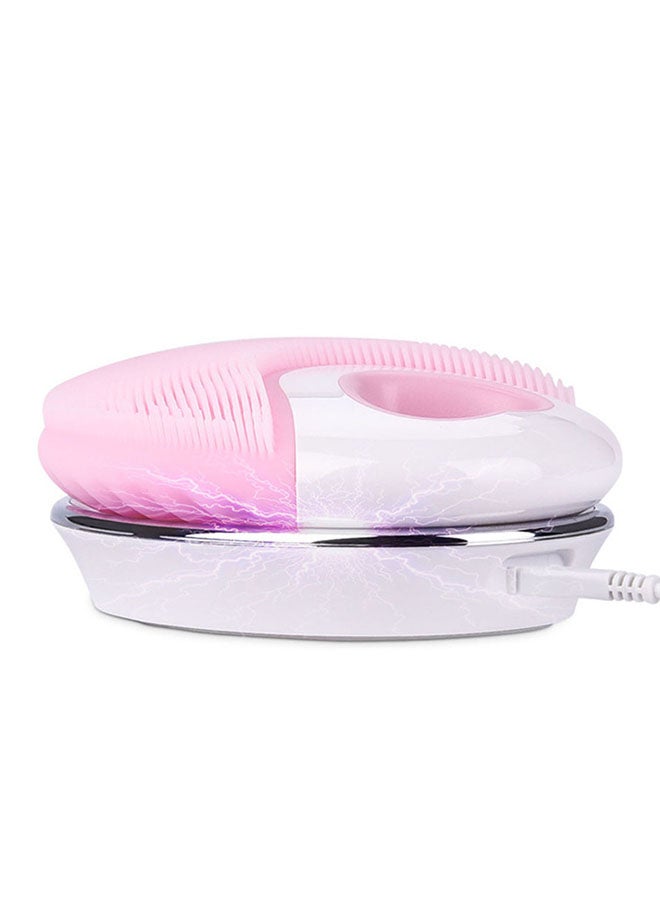 Electric Face Massaging And Cleansing Device Pink