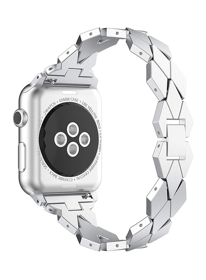 Replacement Band For Apple Watch Series 40mm Silver - Image 4