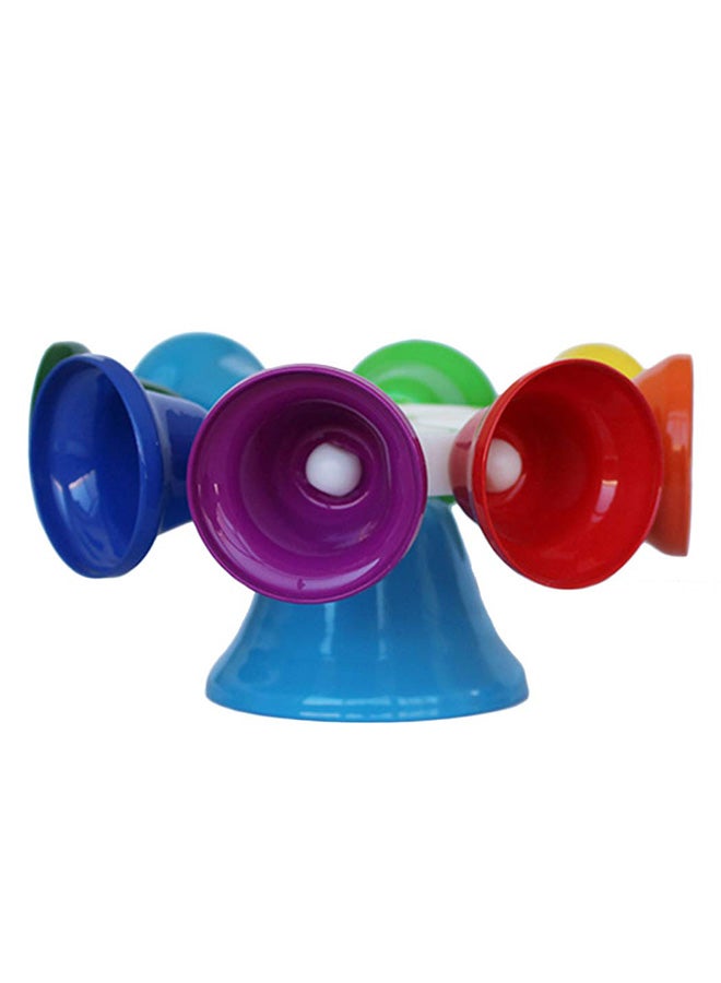 إيهوم طقم لعبة السم الموسيقي مكونة من يد معدنية وأجراس 8 قطع 21x14x21سم - Image 2