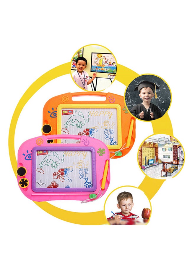 إيهوم لوحة مغناطيسية للرسم والخربشة مع قلم وأختام برتقالي - Image 3