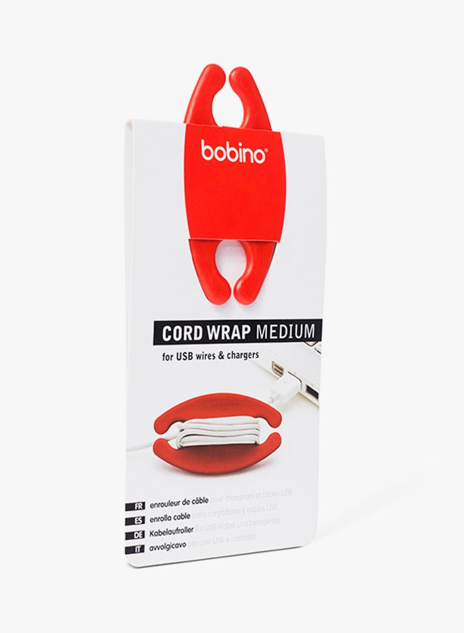 bobino Cord Wrap Cable Organiser Red - Image 2