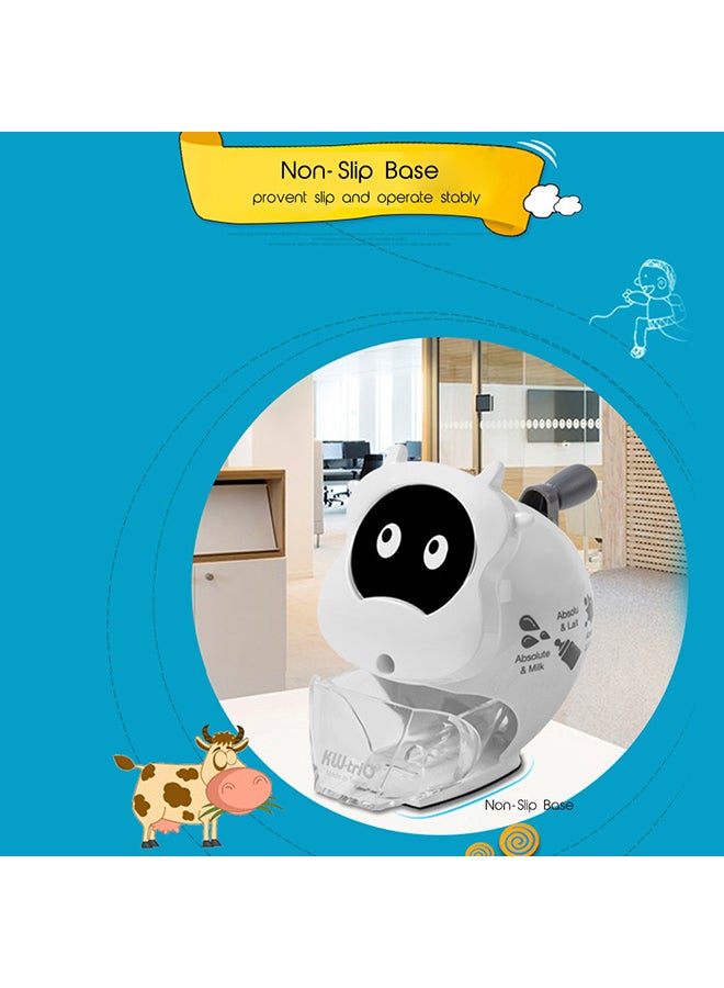 كيه دبليو تريو مبراة للأقلام بقاعدة مقاومة للانزلاق أسود/ أصفر - Image 3