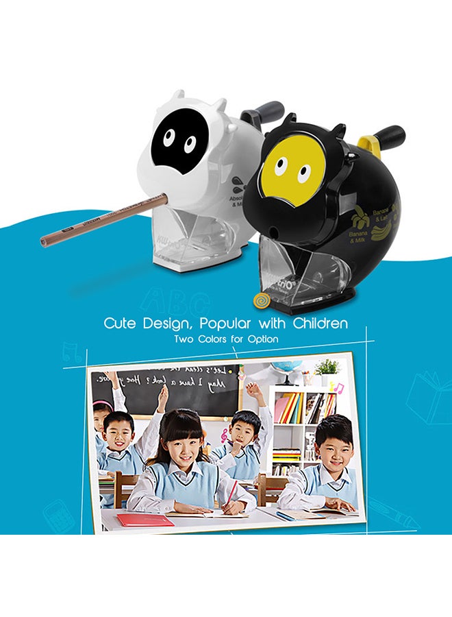 كيه دبليو تريو مبراة للأقلام بقاعدة مقاومة للانزلاق أسود/ أصفر - Image 4