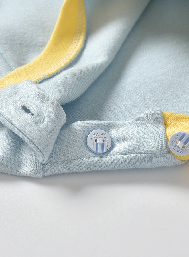 Sharpdo 2-Piece Sleepwear Set Grey/Yellow/Brown - Image 4