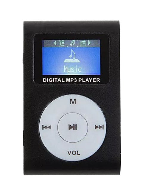 LCD Digital MP3 Player With Micro SD Card Reader A1 Black
