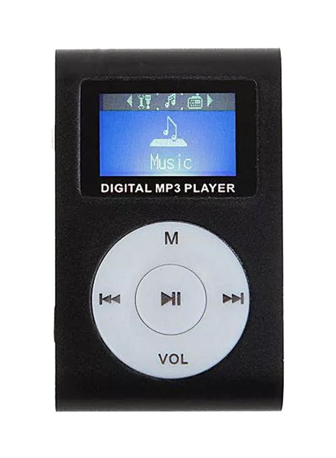 Generic - LCD Digital MP3 Player With Micro SD Card Reader A1 Black - Image 1