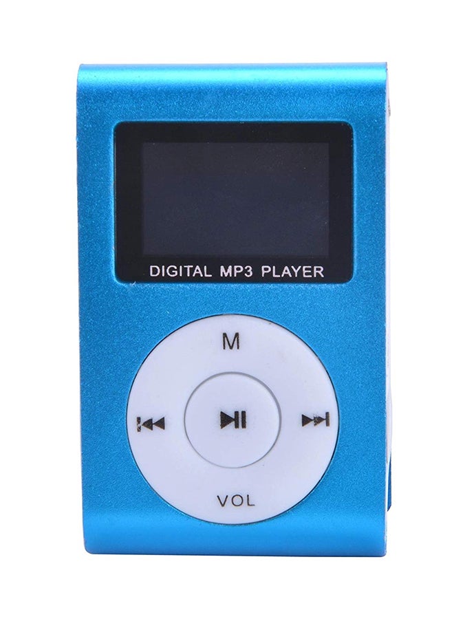 LCD Screen Mini FM USB Digital MP3 Player A1 Blue  - Image 1