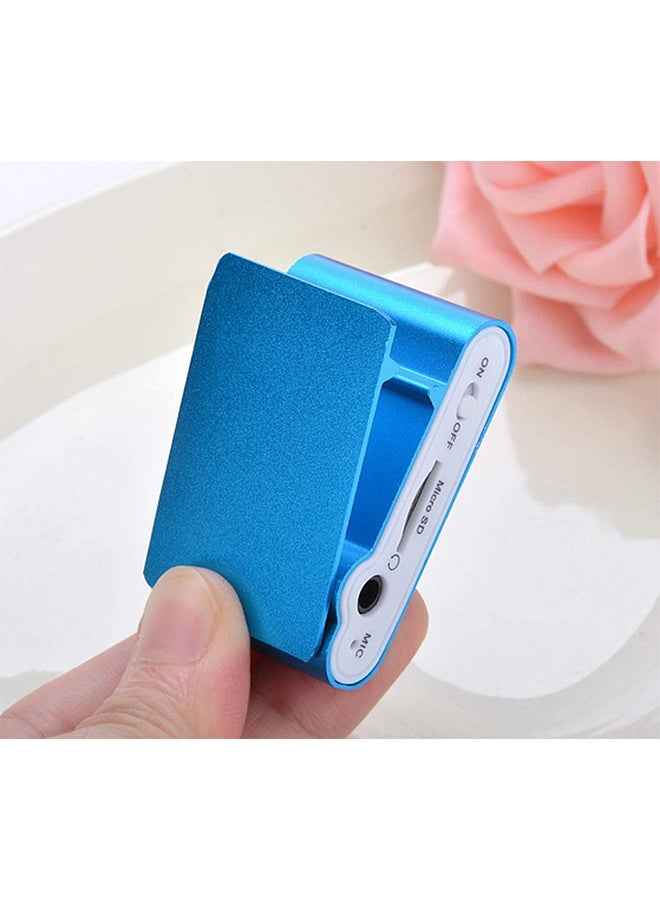 LCD Screen Mini FM USB Digital MP3 Player A1 Blue  - Image 3