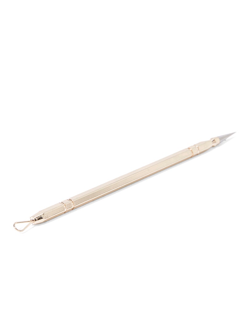 Helena Sharp End Big Blackhead Remover Golden 12cm - Image 1