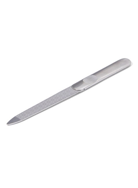 Cushioned Nail File Silver