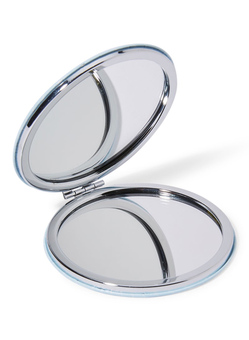 Helena Cosmetic Pocket Mirror Blue - Image 1