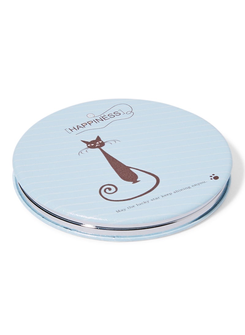 Helena Cosmetic Pocket Mirror Blue - Image 2