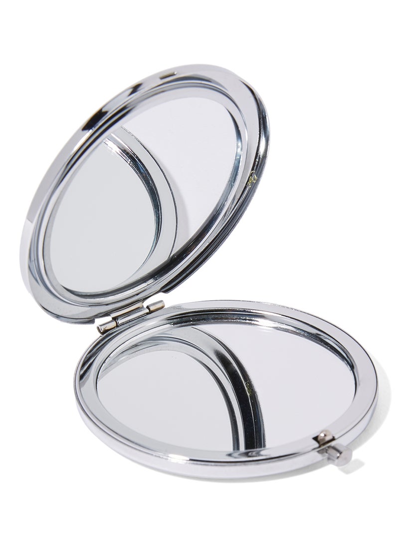 Cosmetic Pocket Mirror Brown