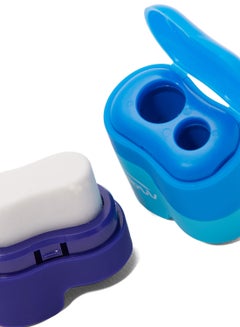 Connect Sharpener With Eraser Blue/purple - v1545118901/N19876444A_3