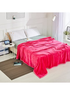 Safar Tekstil Super Soft Flano Blanket Flannel Pink  - Image 2