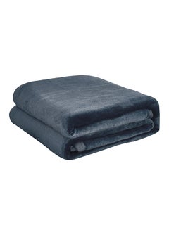 Safar Tekstil Super Soft Flano Blanket Flannel Grey  - Image 1