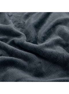 Safar Tekstil Super Soft Flano Blanket Flannel Grey  - Image 3